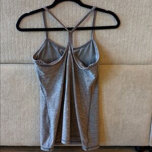 lululemon Gray Strappy Tank Top
